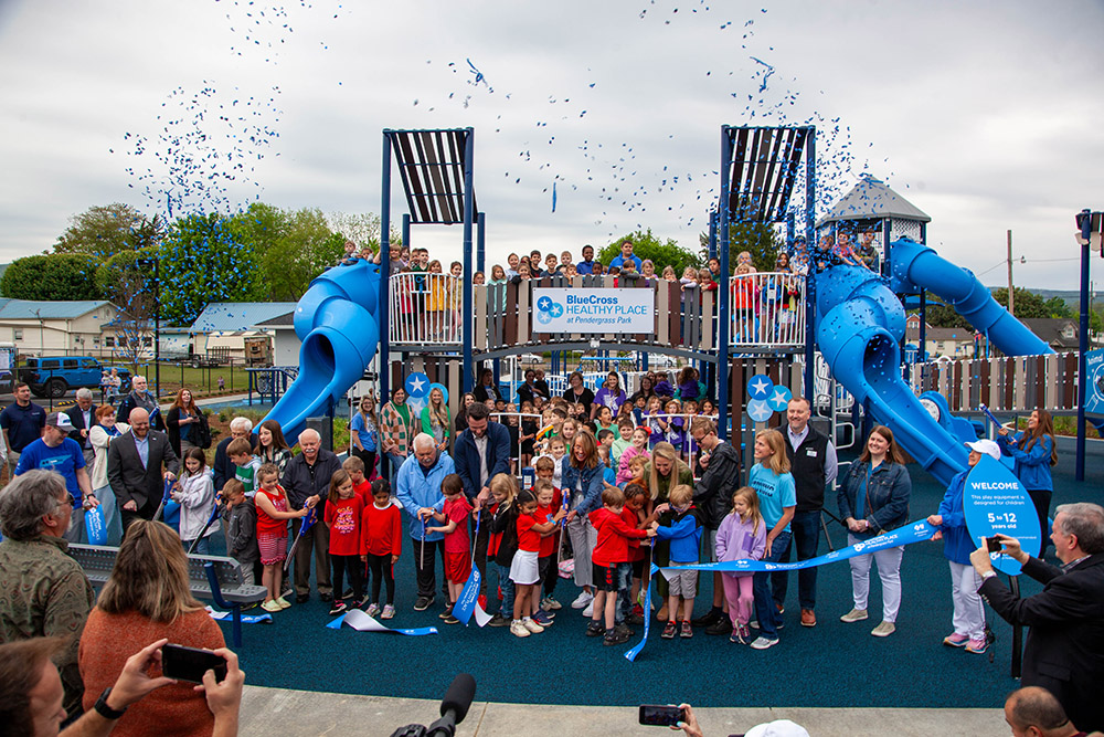 Pendergrass Park ribbon cutting ceremony